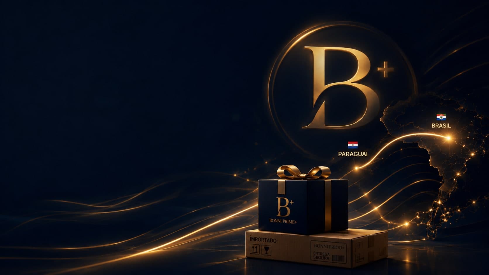 Bonni Prime+: encomenda a caminho do Paraguai para o Brasil